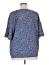 Unbranded Blue Short Sleeve Blouse Size 1X - photo 2
