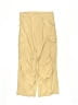 Art Class 100% Cotton Solid Yellow Cargo Pants Size 8 - photo 1