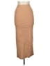 Intermix Solid Tan Casual Skirt Size M - photo 2