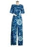 Rhode Paisley Blue Jumpsuit Size M - photo 1