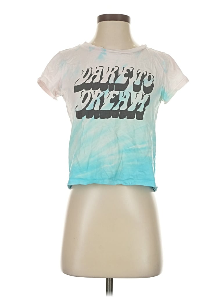 Pre-owned Pam & Gela Short Sleeve T-shirt In Teal