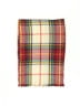 Unbranded Plaid Burgundy Red Scarf One size - photo 2