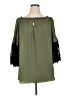 Midnight Velvet 100% Polyester Green 3/4 Sleeve Blouse Size XL - photo 1