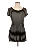 Monteau Black Short Sleeve Top Size L - photo 1