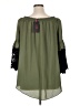 Midnight Velvet 100% Polyester Green 3/4 Sleeve Blouse Size XL - photo 2