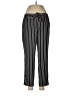 Worthington Stripes Black Casual Pants Size 6 Short - photo 1