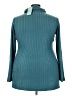 MIHOLL Teal Turtleneck Sweater Size XXL - photo 2
