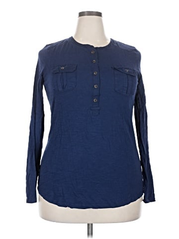 Mossimo Supply Co. Long Sleeve Henley (view 1)