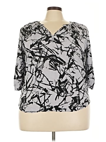 Ava Christine 3/4 Sleeve Blouse (view 1)