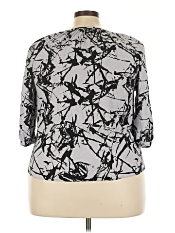 Ava Christine 3/4 Sleeve Blouse (view 2)