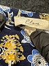 Elan Floral Blue Long Sleeve Blouse Size S - photo 7