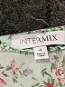 Intermix 100% Silk Floral Teal Blue Romper Size 4 - photo 3