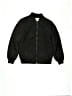 Old Navy 100% Polyester Solid Black Track Jacket Size 8 - photo 1