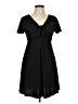Shein Solid Black Casual Dress Size L - photo 1