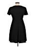 Shein Solid Black Casual Dress Size L - photo 2