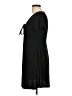 Shein Solid Black Casual Dress Size L - photo 5