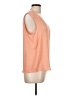 Worthington 100% Polyester Orange Sleeveless Blouse Size L - photo 4