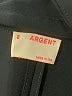 Argent 100% Polyester Solid Black Jumpsuit Size 8 - photo 4