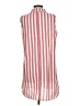 Unbranded 100% Polyester Stripes Red Casual Dress Size L - photo 2