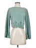 Shein Teal 3/4 Sleeve Blouse Size S - photo 1