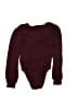 Capella Apparel Burgundy Bodysuit Size M - photo 2