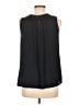 Boden Black Blue Sleeveless Blouse Size 8 - photo 2