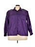 Ashleigh Morgan 100% Polyester Purple 3/4 Sleeve Blouse Size 2X - photo 1