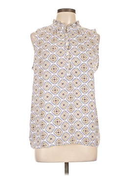 Ann Taylor Loft Sleeveless Button Down Shirt