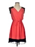 Sweet Storm 100% Polyester Color Block Red Pink Casual Dress Size S - photo 1