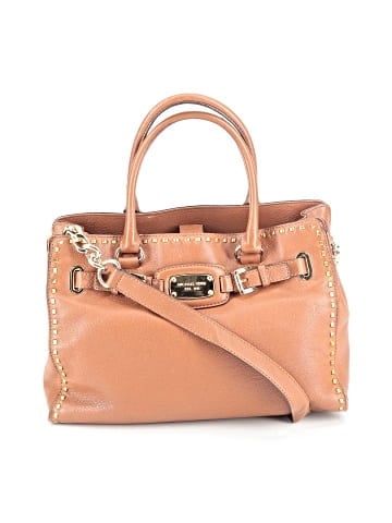 MICHAEL Michael Kors Leather Satchel (view 1)