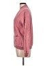 Oleg Cassini 100% Cotton Pink Jacket Size L - photo 5