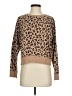 J.Crew 100% Cotton Animal Print Tan Pullover Sweater Size S - photo 1