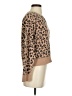J.Crew 100% Cotton Animal Print Tan Pullover Sweater Size S - photo 4
