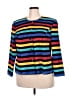 Leslie Fay Stripes Blue Blazer Size 18W - photo 1
