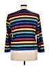 Leslie Fay Stripes Blue Blazer Size 18W - photo 2
