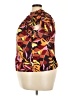 DR2 100% Polyester Burgundy Sleeveless Blouse Size XXL - photo 5