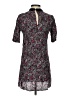 BCBGeneration 100% Rayon Paisley Black Casual Dress Size XXS - photo 2