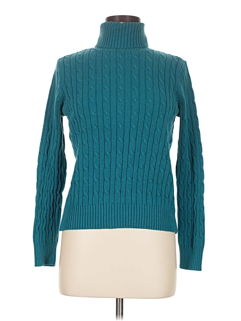 Pre-owned St. John's Bay Turtleneck Sweater In Teal