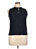 Caribbean Joe Black Sleeveless Top Size XL - photo 1