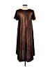 Lularoe Metallic Brown Casual Dress Size S - photo 2