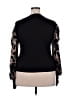 Wing Black Long Sleeve Blouse Size 2X - photo 2