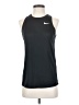 Nike 100% Polyester Black Active Tank Size S - photo 1