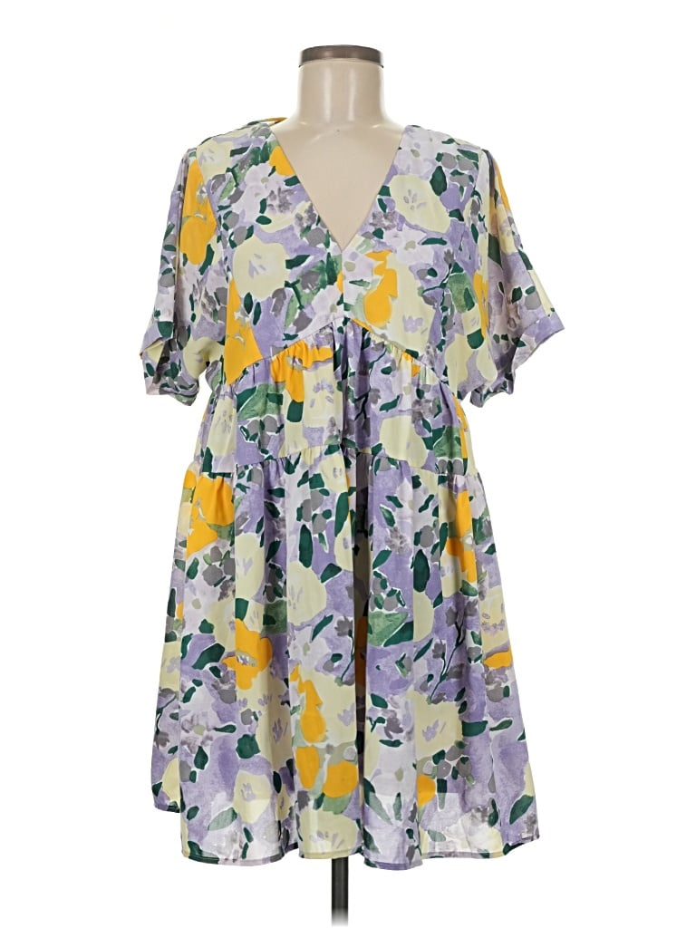 Pre-owned Entro Casual Dress In Gray