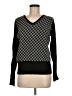 Merona Checkered-gingham Black Pullover Sweater Size M - photo 1