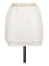 PrettyLittleThing 100% Polyester Solid White Casual Skirt Size 6 (petite) - photo 2