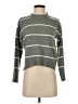 Olive and Oak Stripes Gray Turtleneck Sweater Size XS - photo 1