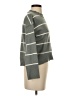 Olive and Oak Stripes Gray Turtleneck Sweater Size XS - photo 4