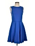 Tibi Solid Blue Casual Dress Size 2 - photo 1