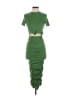 Shein Green Cocktail Dress Size 2 - photo 1
