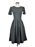 Lularoe Solid Gray Casual Dress Size XS - photo 1